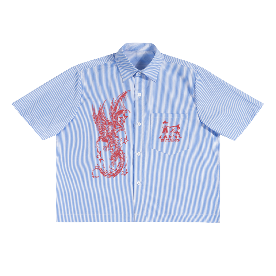 BOXY SHIRT DRAGON STRIPE 1