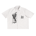 dragon white Stripe Boxy Shirt