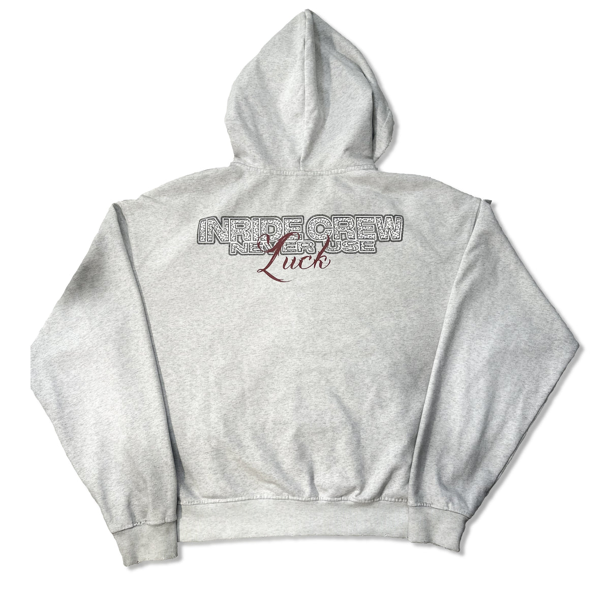 FRAYED RAW ZIP